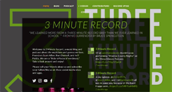 Desktop Screenshot of 3minrecord.com